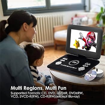 Portable CD&DVD Player 10.1 インチ 13.8'' Portable DVD Player Car TV with 10.1 Inch Swivel